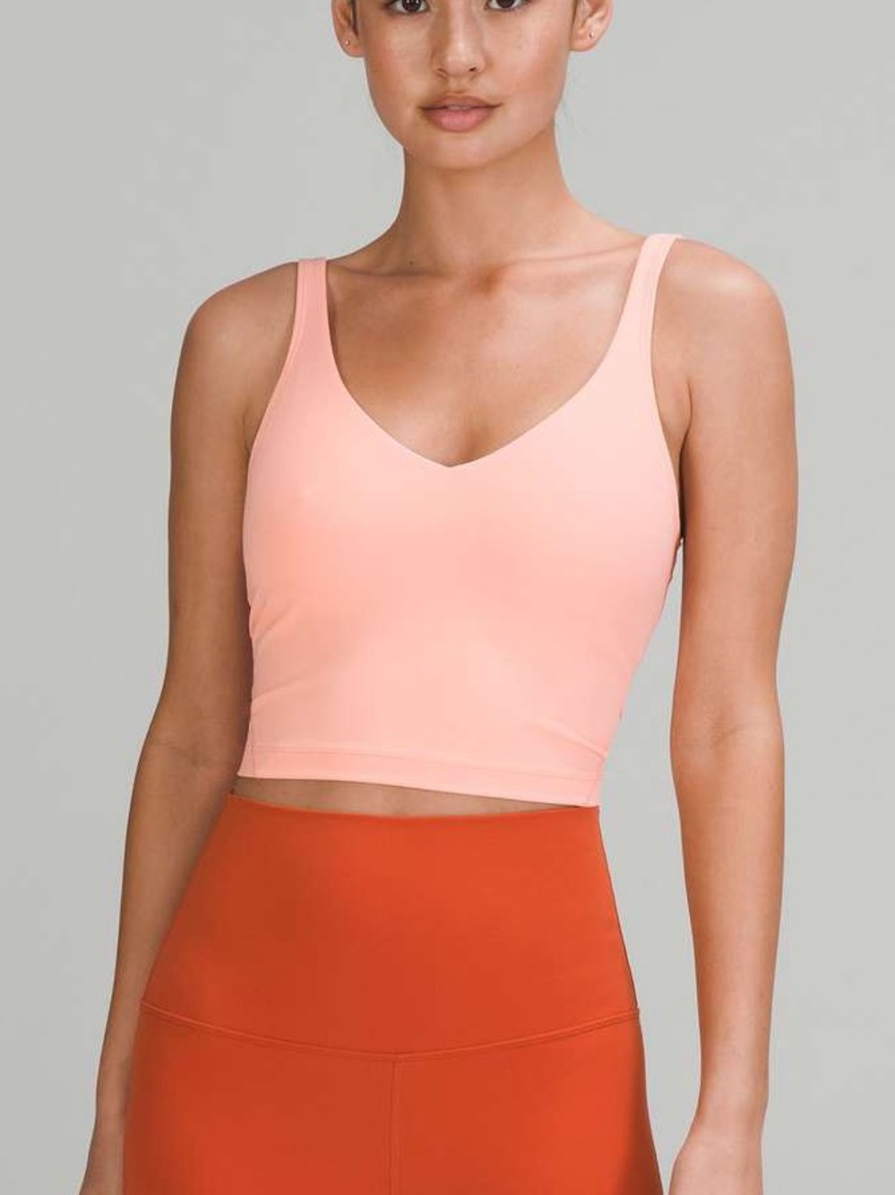 lululemon Align Tank Top Nulu in Dew Pink